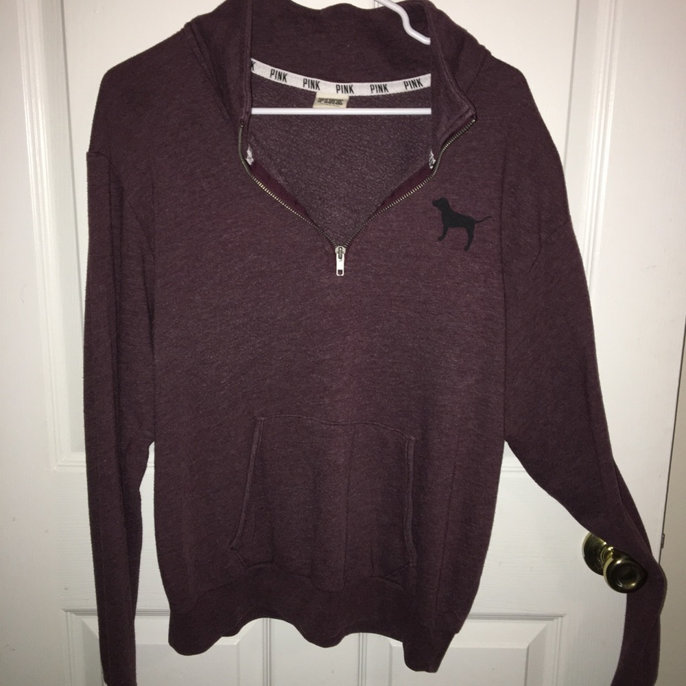 PINK 3/4 Zip hoodie